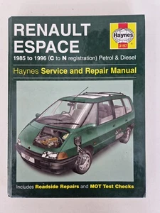 Renault Espace Haynes Manual 1985 to 1996 (C to N reg) Petrol & Diesel Models - Picture 1 of 16