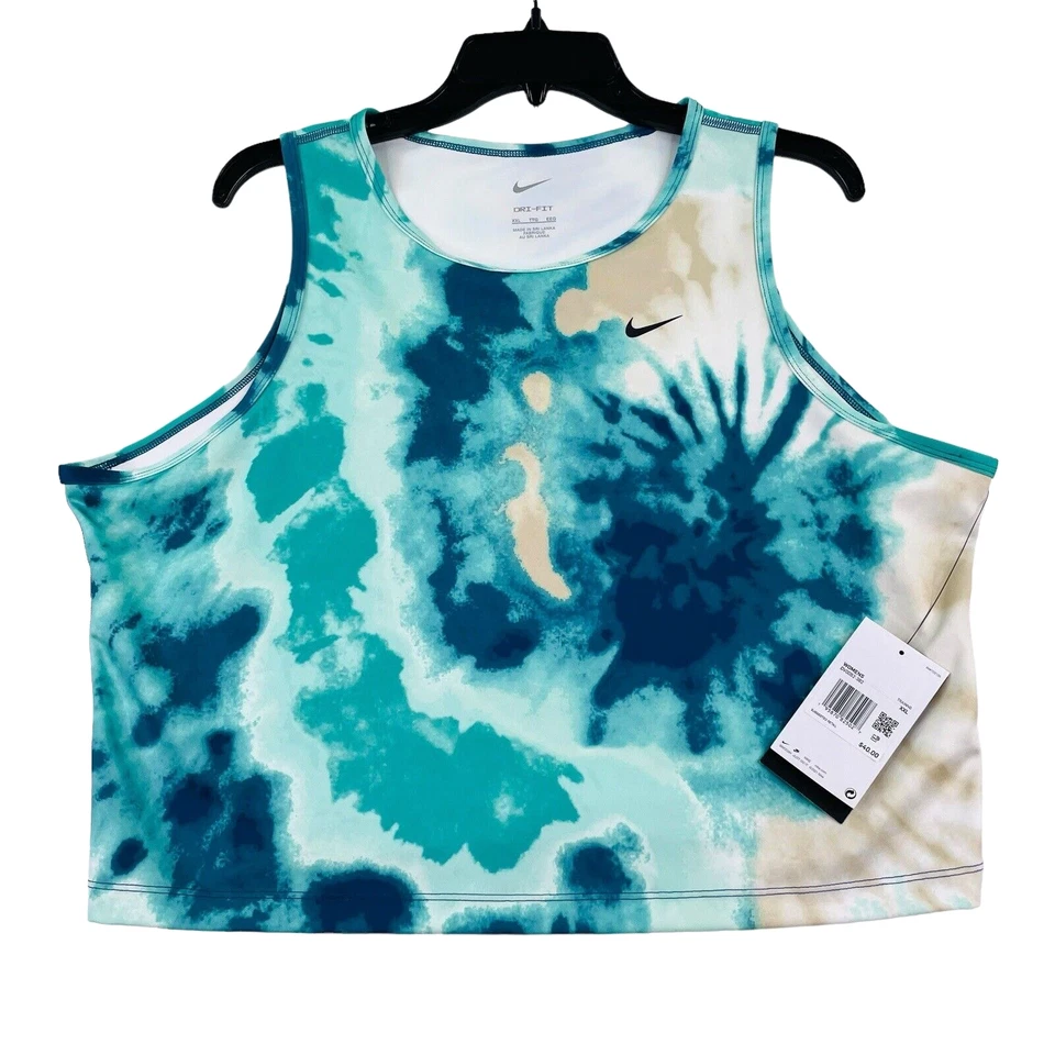 Nike Fast Tie-Dye Tank Top Women's XXL 2XL DV0052-382