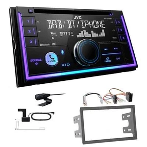 JVC KW-DB95BT Autoradio Bluetooth DAB+ für Volkswagen VW Polo 9N ISO - Bild 1 von 6
