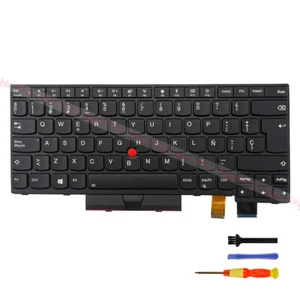 Spanish Teclado Backlit Keyboard for Lenovo Thinkpad T470/T480/A475/A485 01AX497 - Picture 1 of 7
