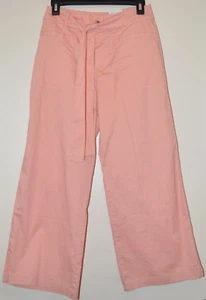 SO Brand Juniors Coral High Rise Wide Leg Capri Pants Size 7 - Picture 1 of 4