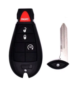 OEM Unlocked Jeep Cherokee 2014-2021 Fobik Remote Key Fob GQ4-53T Reshelled - Picture 1 of 3