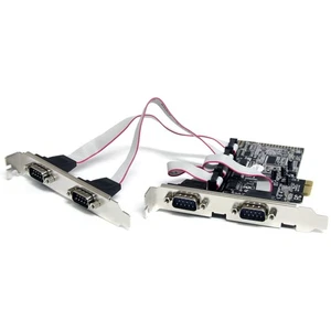 StarTech.com 4 Port Native PCI Express RS232 Serial Adapter Card with 16550 UART - Picture 1 of 8