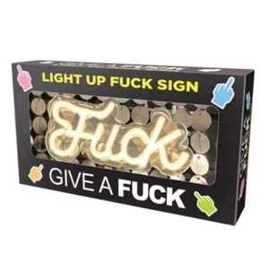 Little Genie Neon F*ck Light Up Sign Adult Party Supplies, New - Picture 1 of 3