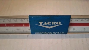 Vintage Tacro 4851 Architect Scale Drafting Triangular Ruler with Case - Picture 1 of 5
