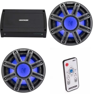 Kicker (2) 51MWF104 - MWF 10-Inch Premium Marine Subwoofer (free-air) 4-ohm &... - Picture 1 of 9