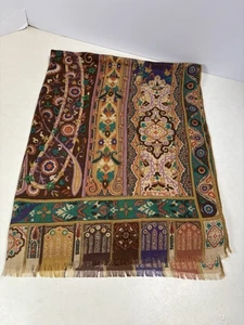 Milano Silk Wool Scarf Shawl 64x26” Italy - Picture 1 of 3