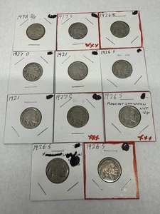 Lotto di (11) nichel di bufalo migliori  - Foto 1 di 23