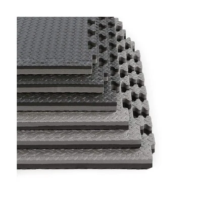 Alfombrilla de espuma reversible EVA para gimnasio Xspec 1" extra gruesa 48 pies cuadrados azulejos (24" x... Foto 1 de 4