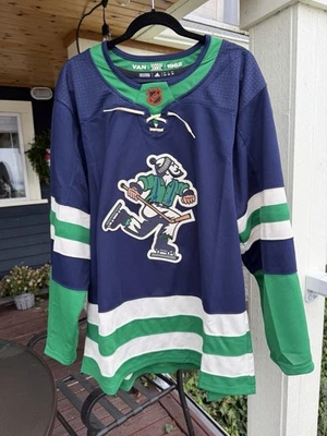 Camiseta deportiva de hockey Vancouver Canucks Adidas retro inversa 2.0 TALLA 54 *NUEVA CON ETIQUETAS* Foto 1 de 4