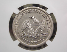 1864 "S" Seated Liberty SILVER Half Dollar 50c NGC VF Details #007 ECC&C, Inc.