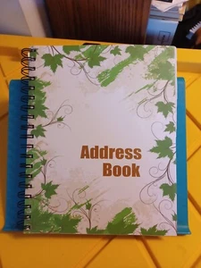 Large Print Address Book Handalog (not digital) 8x10 - Picture 1 of 4