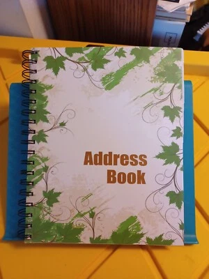 Large Print Address Book Handalog (not digital) 8x10 - Image 1 of 4