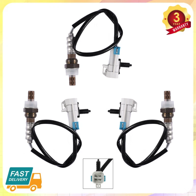 Set of 3 Oxygen Sensors Fit For 2003-2005 Chevrolet Blazer GMC Jimmy 4.3L V6 USA Foto 1 de 4