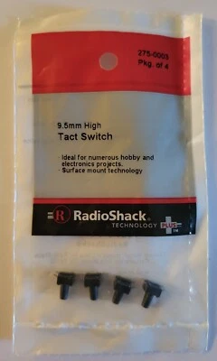 ¡NUEVO! Interruptor de alto tacto RadioShack 9,5 mm 275-0003 2750003 Foto 1 de 3