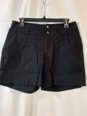 Pantalones cortos para mujer Madison negros talla 2 con entrepierna de 5 pulgadas Foto 1 de 4