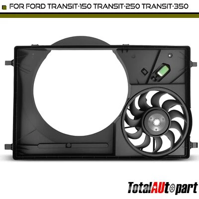 Radiator Engine Cooling Fan Assembly for Ford Transit-250 Transit-150 350 15-19 - Image 1 of 4