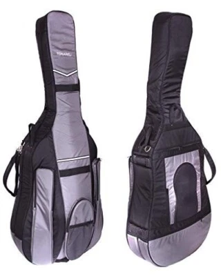 Tonareli Designer 3/4 size Bass Gig Bag - Black - Grey - Image 1 of 4