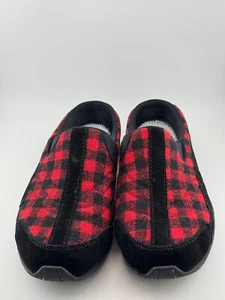 Women's Leather/Textlile Easy Spirit Travelport Clog Black/Red Size 6.5 Medium - Picture 1 of 9
