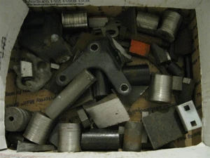 14 Pounds steel bits pieces misc for welding practice art project - Picture 1 of 4