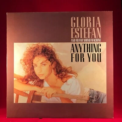 GLORIA ESTEFAN Anything For You 1988 UK vinyl LP + INNER Rhythm Is Gonna Get You - Image 1 of 4