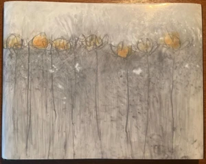 Christine E. Alfery - Abstract Expressionist " Winter to Spring 2010"/SIGNED HC - Picture 1 of 7