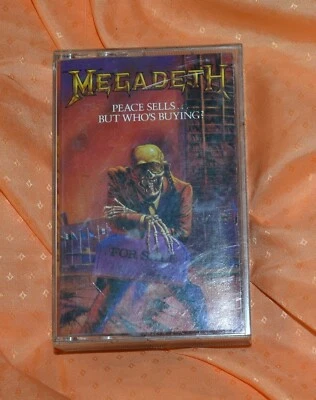 Megadeth - Peace Sells...But Who’s Buying? (Cassette Tape, 1986 Combat 4XT 12526 Foto 1 de 2