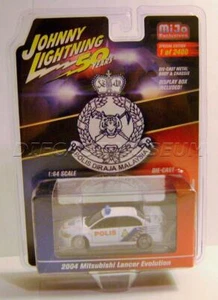 2004 '04 MITSUBISHI LANCER EVO POLIS POLICE MALAYSIA MIJO JOHNNY LIGHTNING 2019 - Picture 1 of 2