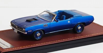 1/43 GLM 1971 "HEMI" Cuda convertible in True Blue metalic, 39 of 109, NEW! - Image 1 of 4