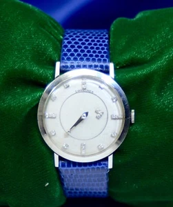 Longines Mystery Dial 14K White Gold Watch with Diamonds - Picture 1 of 8