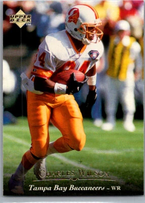 #208 Charles Wilson Tampa Bay Buccaneers 1995 Upper Deck - Image 1 of 2