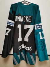 Sheffield Steelers 1998-1999 Ice Hockey Shirt Jersey Uniacke #17
