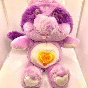 1984 Care Bear Cousin procione cuore brillante - Foto 1 di 6