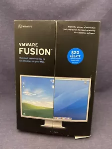 2007 VM Ware Fusion 1.0 Software MAC WINDOWS Box Vintage Computer Program - Picture 1 of 5