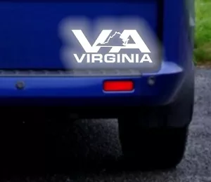 Virginia VA USA State Reflective Sticker Decal - Foto 1 di 2