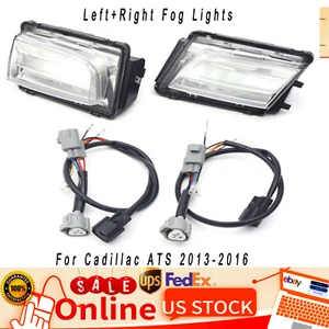 For 2013 2014 2015 2016 Cadillac ATS Fog Lights Bumper Daytime Running Lamps LED - Foto 1 di 16