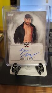 2017 Topps WWE Undisputed Sami Zayn #UA-SZ Auto /50 SP