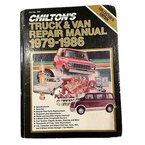 Chilton's Truck & Van Repair Manual 1979-1986 Part No. 7655 Hardback Collector - Picture 1 of 3