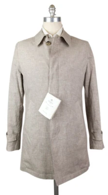 Luigi Borrelli Brown Shephard's Check Jacket - 40/50 - (OW2101G100660) - Image 1 of 4