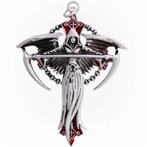 Vocare Pendant Necklace Boxed, Anne Stokes, Angel of Destiny, Fantasy, Gothic - Picture 1 of 4