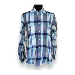 Wrangler | Camisa abotonada azul a cuadros para hombre - Imagen 1 de 4