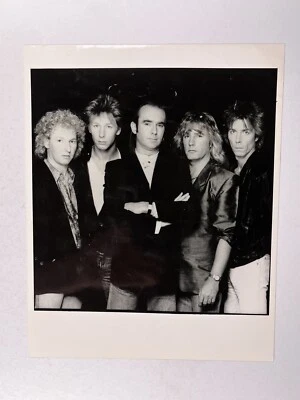 Status Quo Photo Francis Rossi Rick Parfitt Original Press Promo Dec 1st 1986 - Image 1 of 4