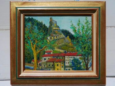 Ignasi VIDAL 1904-1988 PAYSAGE PROVENCE Tableau Peinture Huile EXPRESSIONNISTE - Photo 1/4