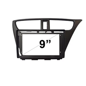 9" FACIA KIT Fascia Dash Plate Panel For Honda Civic Hatch 2012-2015 CP - Picture 1 of 2