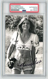 KATHARINE ROSS Signed Photo - The Graduate, Butch Cassidy 60s 70s Actress -PSA - Picture 1 of 2