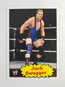 2012 Topps WWE Heritage #18 JACK SWAGGER - Picture 1 of 2