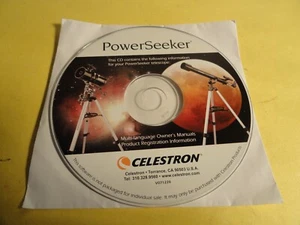 CELESTRON 127EQ POWERSEEKER TELESCOPE C D MUTI LANGUAGE OWNER'S MANUAL ORIGINAL - Picture 1 of 6