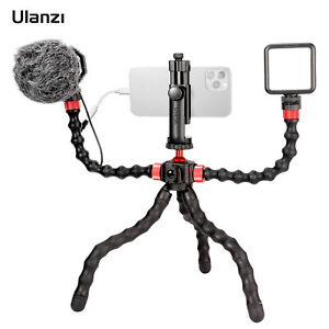 Ulanzi Flexible  Vlog Kit Smartphone Video Kit with Octopus Tripod H2E8