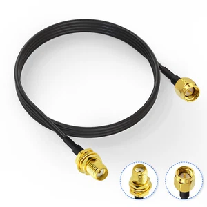 Wtyczka SMA na gniazdo SMA, kabel muchowy pigtail, przedłużacz, RG174,10cm ~15m - Zdjęcie 1 z 15