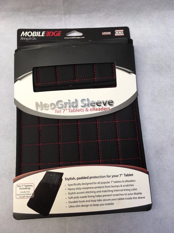 Funda de neogrid Mobile Edge para tabletas y lectores electrónicos de 7" se adapta a la mayoría de las tabletas de 7" Foto 1 de 4